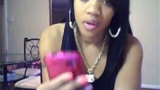 Sexy Ebony teen with nice ass twerk porn video