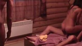 Sexy college slut smiling satisfying more than one rod porn video